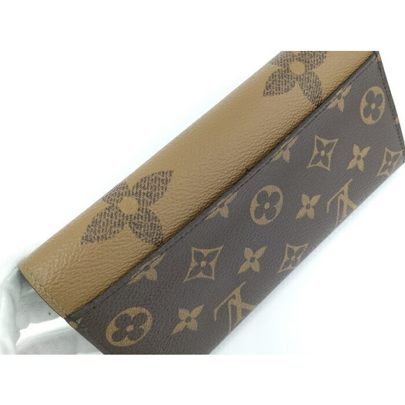 Louis Vuitton Portefeuille Sarah Bifold Monogram Giant Reverse Long Wallet - Picture 7 of 9